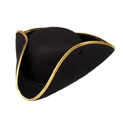 Boland 81934 Admiral Henry Hat, Black, standard size