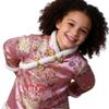 Baby Girls Dress Chinese Qipao Outfits Traditional Cheongsam Tang Quilted Dresses New Year Costumes Coat (Pink,14) view 2