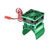 GPM for Traxxas TRX-4 Trail Defender Crawler/TRX-6 MERC-Benz G63 Upgrade Parts Aluminum 35mm Motor Heatsink with Cooling Fan - 1 Set Green view 1