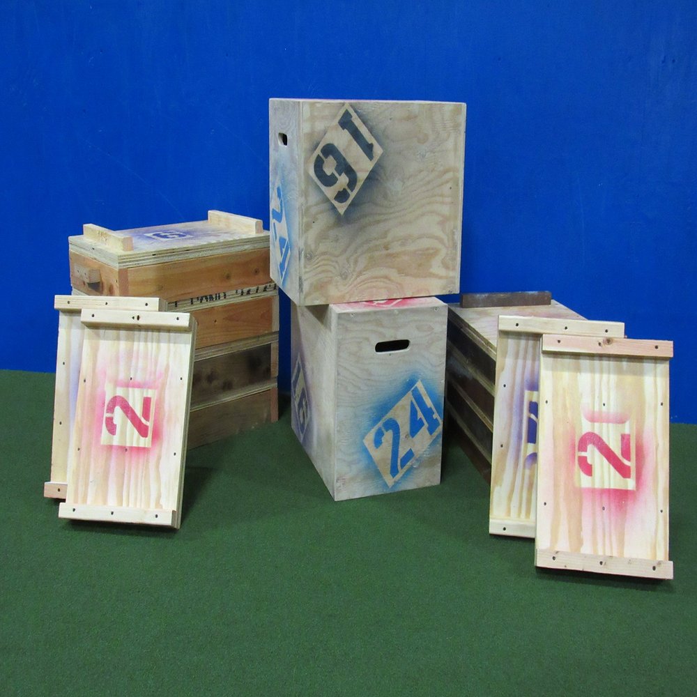 Garage Gym Pulling Jerking Jumping Plyometric Gym Natural Plywood