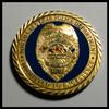 North Las Vegas Police Department Colorized Challenge Art Coin view 1