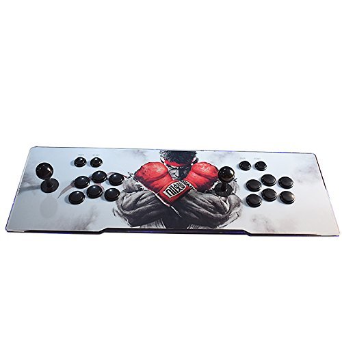 Em/woah The Newest Pandora Box 5s 999 Arcade Games in One Console White Edition (999 in one Metal + Acrylic)