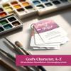 Alphabet of Praise Bible Verse Cards | Scripture Prayer Cards for Women - Character and Attributes of God | Daily Devotional, Meditation and Memory Flashcards, Christian Gifts by Scriptionery view 2