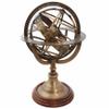 Antique Brass Armillary Globe-Table Top Nautical Armiilary Sphere-Nautical Globe view 1