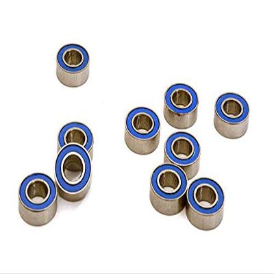 Integy Low Friction Blue Rubber Sealed Ball Bearings (10) 4x8x3mm for RC Vehicles