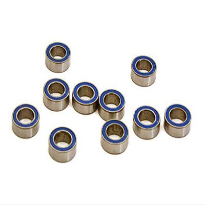 Integy Low Friction Blue Rubber Sealed Ball Bearings (10) 4x7x2.5mm for RC Vehicles