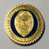 San Diego Police Department Colorized Challenge Art Coin view 1
