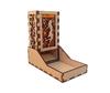 Fairy Mini Dice Tower v1 Amber Acrylic Window Laser Cut MDF Unique Fast Shipping view 1