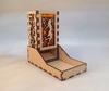 Fairy Mini Dice Tower v1 Amber Acrylic Window Laser Cut MDF Unique Fast Shipping view 2