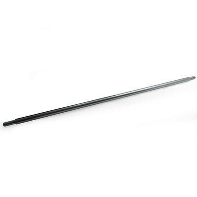 1" Solid 44" Deluxe Flexpruf Steel Axle, Stepped, Threaded Ends