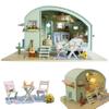 CUTEROOM DIY Miniature Wooden Caravan Dollhouse Kit with Furniture - Creative Mini Doll House Craft for Adults, Teens - Perfect Christmas Birthday Gift view 1