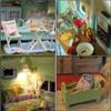 CUTEROOM DIY Miniature Wooden Caravan Dollhouse Kit with Furniture - Creative Mini Doll House Craft for Adults, Teens - Perfect Christmas Birthday Gift view 4