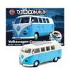 Airfix Quickbuild Volkswagen Light Blue Camper Van Brick Building Model Kit, Multicolor view 1