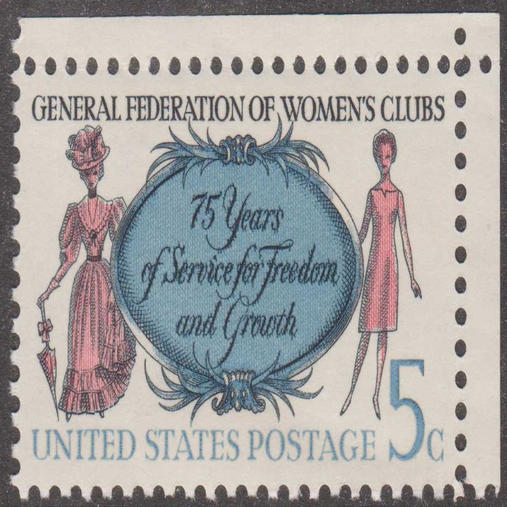 General Federation of Women Clubs 5 US Postage Stamp