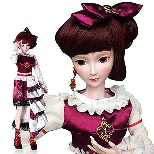 EVA BJD Bertha 1/3 BJD Doll Girl 24 60cm 20 Ball Jointed BJD Dolls Full Set SD Doll Toy Surprise Doll for Birthday Gift