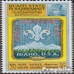 Aden - QuAITI State 122A (Complete.Issue.) 1967 World Jamboree (Stamps for Collectors) Rotary/Lions/Freemason/Pathfinder