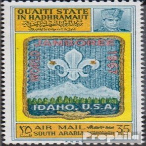 Aden - QuAITI State 122A (Complete.Issue.) 1967 World Jamboree (Stamps for Collectors) Rotary/Lions/Freemason/Pathfinder