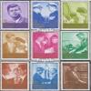 Aden - Mahra State 16A-24A (Complete.Issue.) unmounted Mint/Never hinged ** MNH 1967 John F. Kennedy (Stamps for Collectors) Celebrities/Film/Theater/Radio view 1