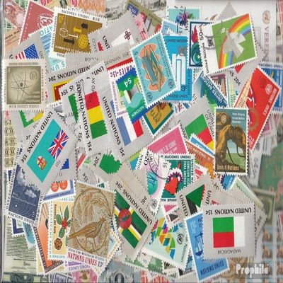 United Nations (UN) 300 Various Stamps UN (Stamps for Collectors)