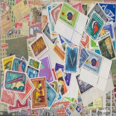 UN - New York 300 Various Stamps (Stamps for Collectors)