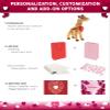 DolliBu I Love You Plush Giraffe  Cute Stuffed Animal with Heart Message and Name Personalization for Valentines, Anniversary, Romantic Date, Boyfriend, Girlfriend Gift  12.5H Inches view 2