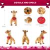 DolliBu I Love You Plush Giraffe  Cute Stuffed Animal with Heart Message and Name Personalization for Valentines, Anniversary, Romantic Date, Boyfriend, Girlfriend Gift  12.5H Inches view 3