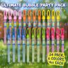 Maxx Bubbles 24 Pack 14.6" Bulk Bubble Wands for Summer Toy, Outdoor/Indoor Activity Use, Party Favor Supplies for Kids, 2 Dozen view 2