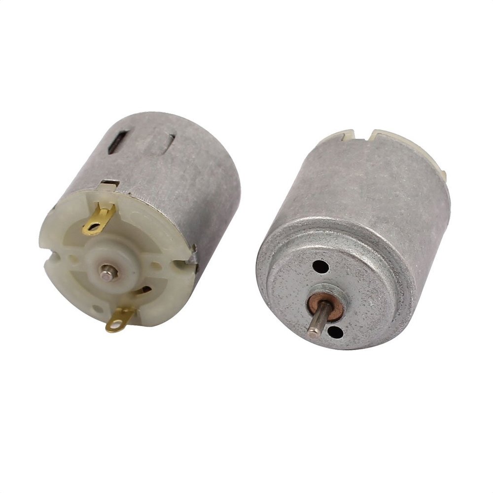 Aexit 2PCS DC Furnace Parts & Accessories 3-6V 6500RPM 2mm Shaft High Speed Micro DC Electric Motor for Motors Toy Accessories