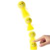 PROLOSO Jumping Popper Spring Launchers Bouncy Toy Balls 24 Pcs(Yellow Poppers) view 2