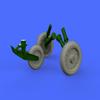 Eduard EDB648387 Brassin 1:48-F-8 Crusader Wheels (Edu kit, Various view 2