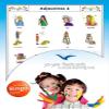 Adjectives Flashcards in English - Set 2 - with Matching Bingo Game Cards in One Set - Vocabulary Picture Cards for Toddlers, Kids, Children and Adults - Size 5.83  8.27 in - DIN A5 view 1