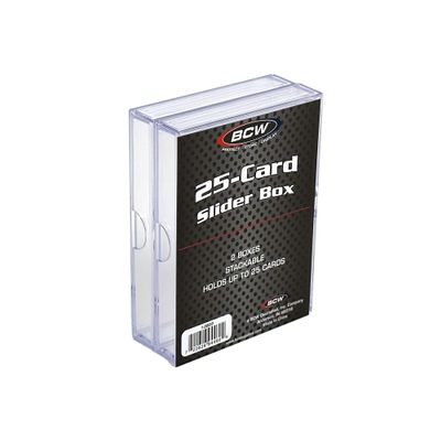 BCW 1-SB25 2 Piece Slider Box - 25 Count