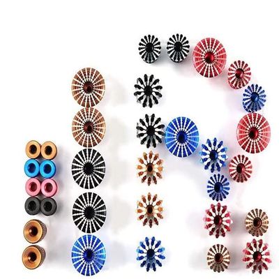 FrSky Vantac M4 4mm CNC Aluminum Gimbal Stick Ends Transmitter Stick Cap (Gold, Grand Lotus)