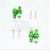 Aluminum Front & Rear Magnetic Body Mount For Traxxas TRX-4 Tactical Unit Body - 4Pc Set Green view 1
