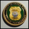 Green Bay Police Department Colorized Challenge Art Coin view 1