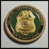 Oklahoma City Police Department Colorized Challenge Art Coin view 1