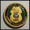 Tampa Police Department Colorized Challenge Art Coin view 1