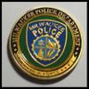 Milwaukee Police Department Colorized Challenge Art Coin view 1