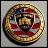 San Antonio Police Department Colorized Challenge Art Coin view 1