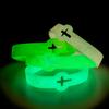 Fun Express Cutout Cross Glow-in-the-Dark Faith Rubber Bracelets Power Bracelets, Party Favors - VBS Vacation Bible School Supplies/Decor 12 pieces view 2