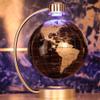 Magnetic Levitation Floating Globe NHSUNRAY 8'' Levitation Rotating Ball LED Illuminated World Map Earth for Desktop Office Home Decor (Black) view 3
