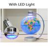 Magnetic Levitation Floating Globe NHSUNRAY 8'' Levitation Rotating Ball LED Illuminated World Map Earth for Desktop Office Home Decor (Black) view 4