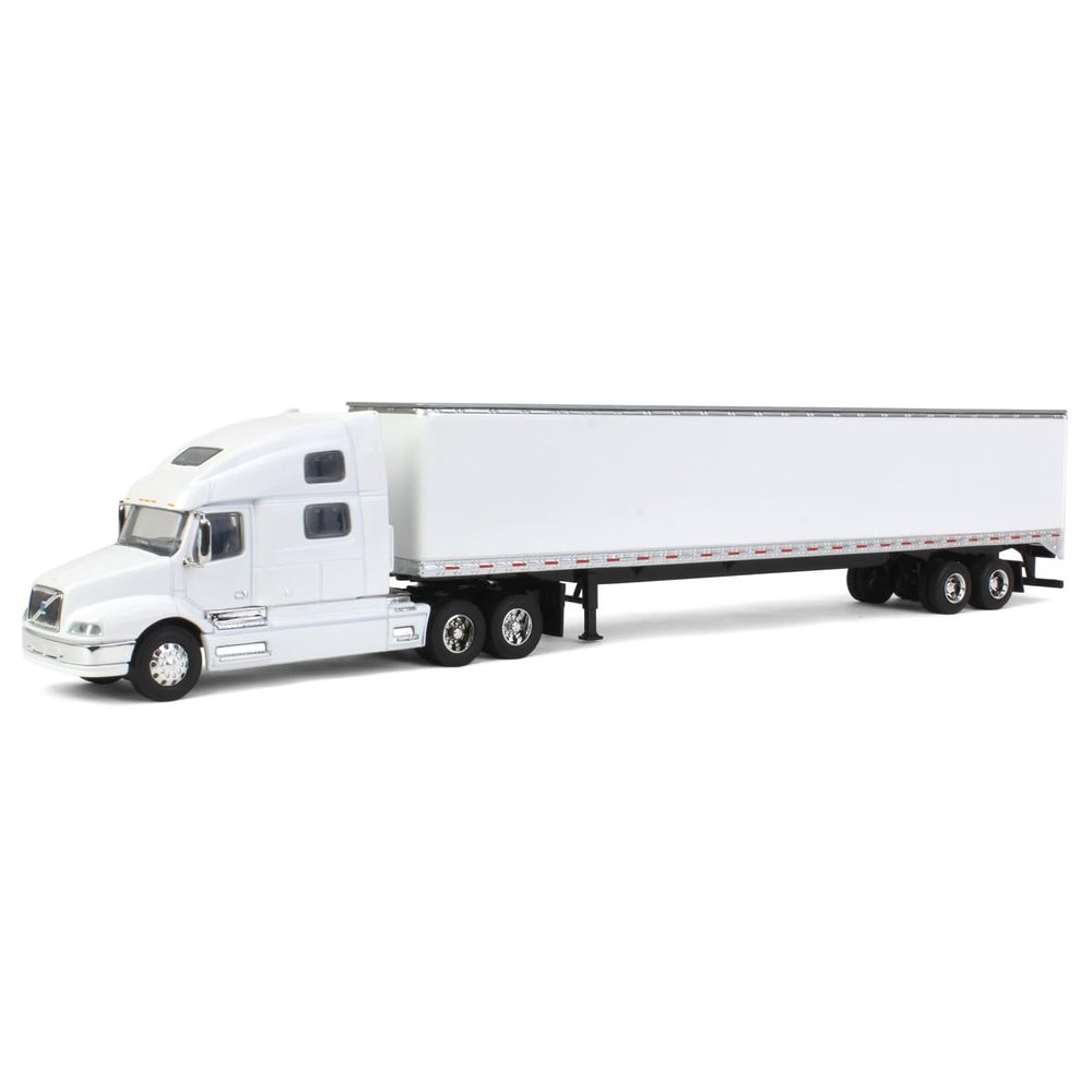 Volvo 770 with Sleeper Cab and 53' Trailer in Blank White with Double Rear Doors
