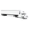 Volvo 770 with Sleeper Cab and 53' Trailer in Blank White with Double Rear Doors view 2