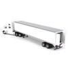 Volvo 770 with Sleeper Cab and 53' Trailer in Blank White with Double Rear Doors view 4