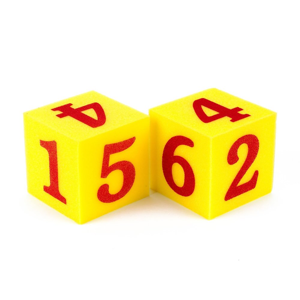 EAI Education Giant Foam Dice: Numerals