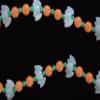 Glow in the Dark Bats Mardi Gras Bead Necklace New Orleans Bat Bayou view 2