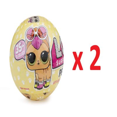 2X LOL Surprise Series 3 Pets Ball (with 7 Layers of Fun) 2 Random Balls Supplied