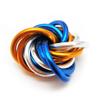 Mbii Fidget Ball (MultiColor): Quiet Mobius ADHD Anxiety Stim Stress Relief Toy Tool for Home Travel Office or Desk (Small, Full, Orange Blue Silver) view 1