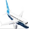 COBI Boeing 737-8 Plane view 3